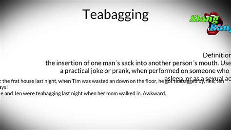 what is teabagging|Urban Dictionary: teabagging.